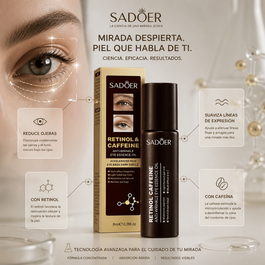 Baston Antiarrugas Ojos Retinol+Cafeína