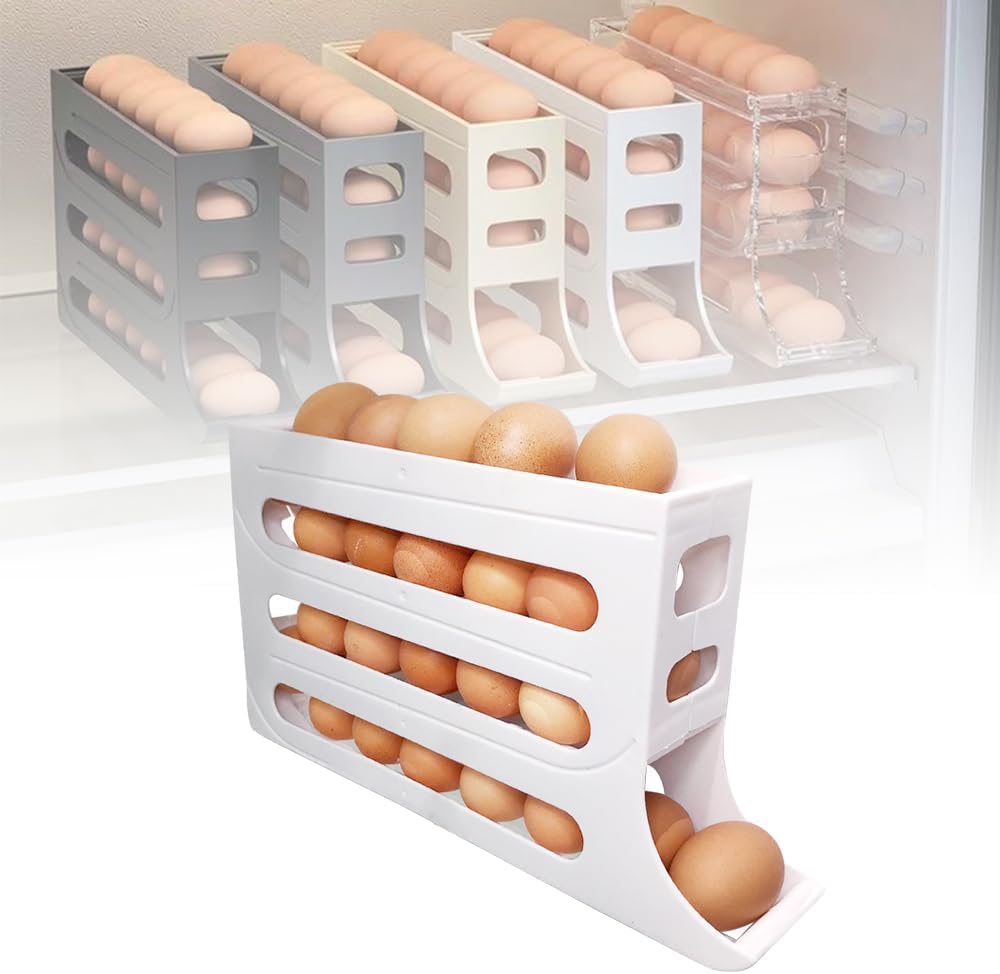 Organizador de Huevos 4 Niveles Heladera