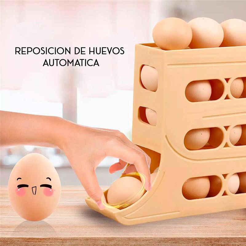 Organizador de Huevos 4 Niveles Heladera