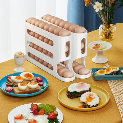 Organizador de Huevos 4 Niveles Heladera